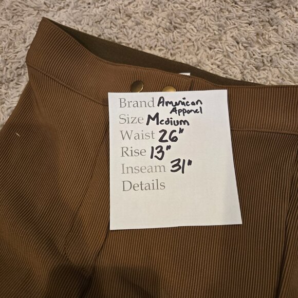 👖Vintage American Apparel Classic Riding Olive Green Pants Size Medium - Picture 9 of 14